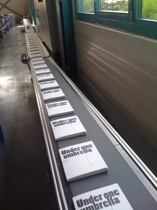 Prosjektrom mellom to permer