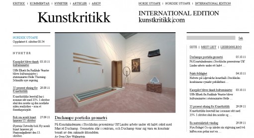 Økt tilskudd til Kunstkritikk